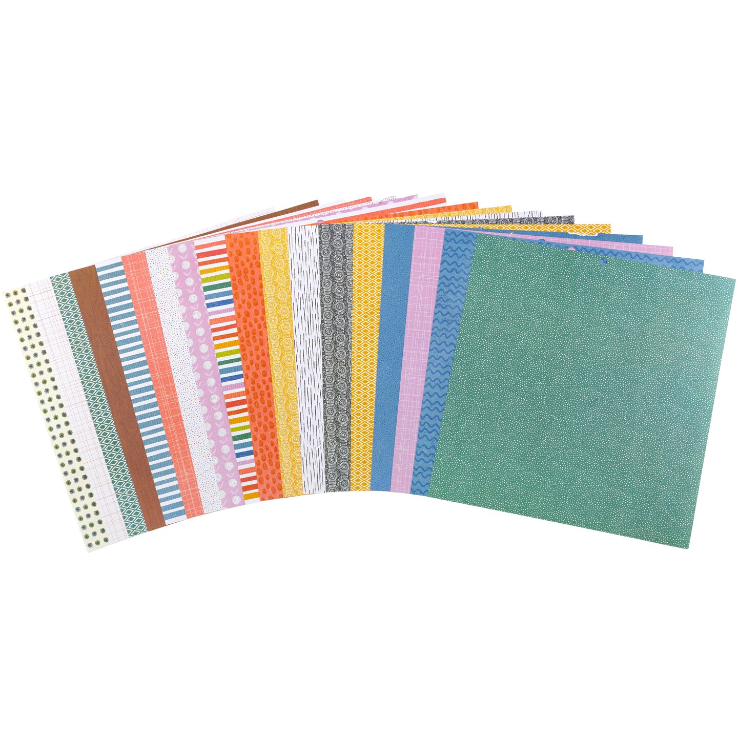 DCWV Double-Sided Cardstock Stack 12"X12" 36/Pkg-Street Market, W/Gloss