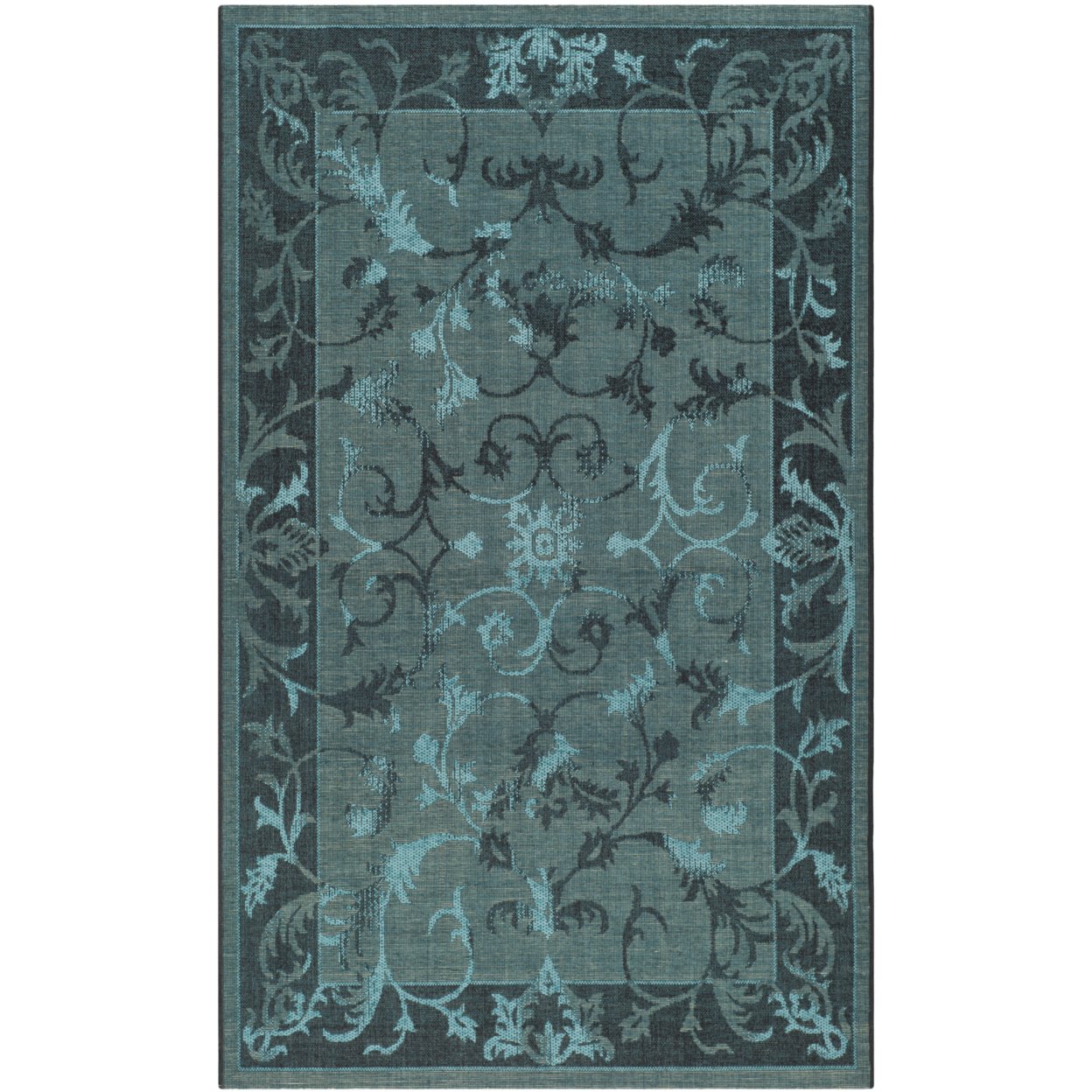 Safavieh   Palazzo PAL127-56C4 Black / Turquoise Rug