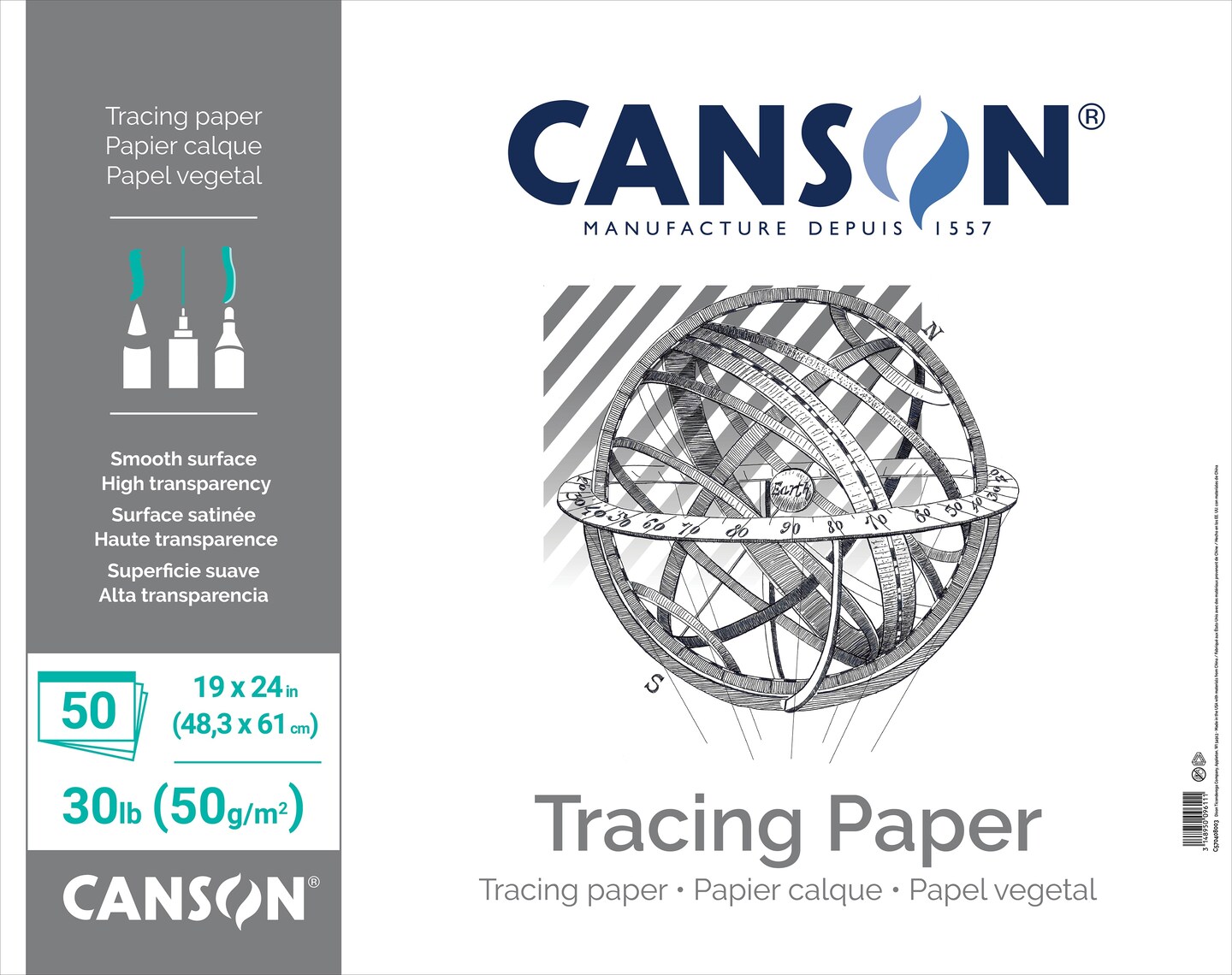 Canson Artist Series Tracing Paper Pad 19