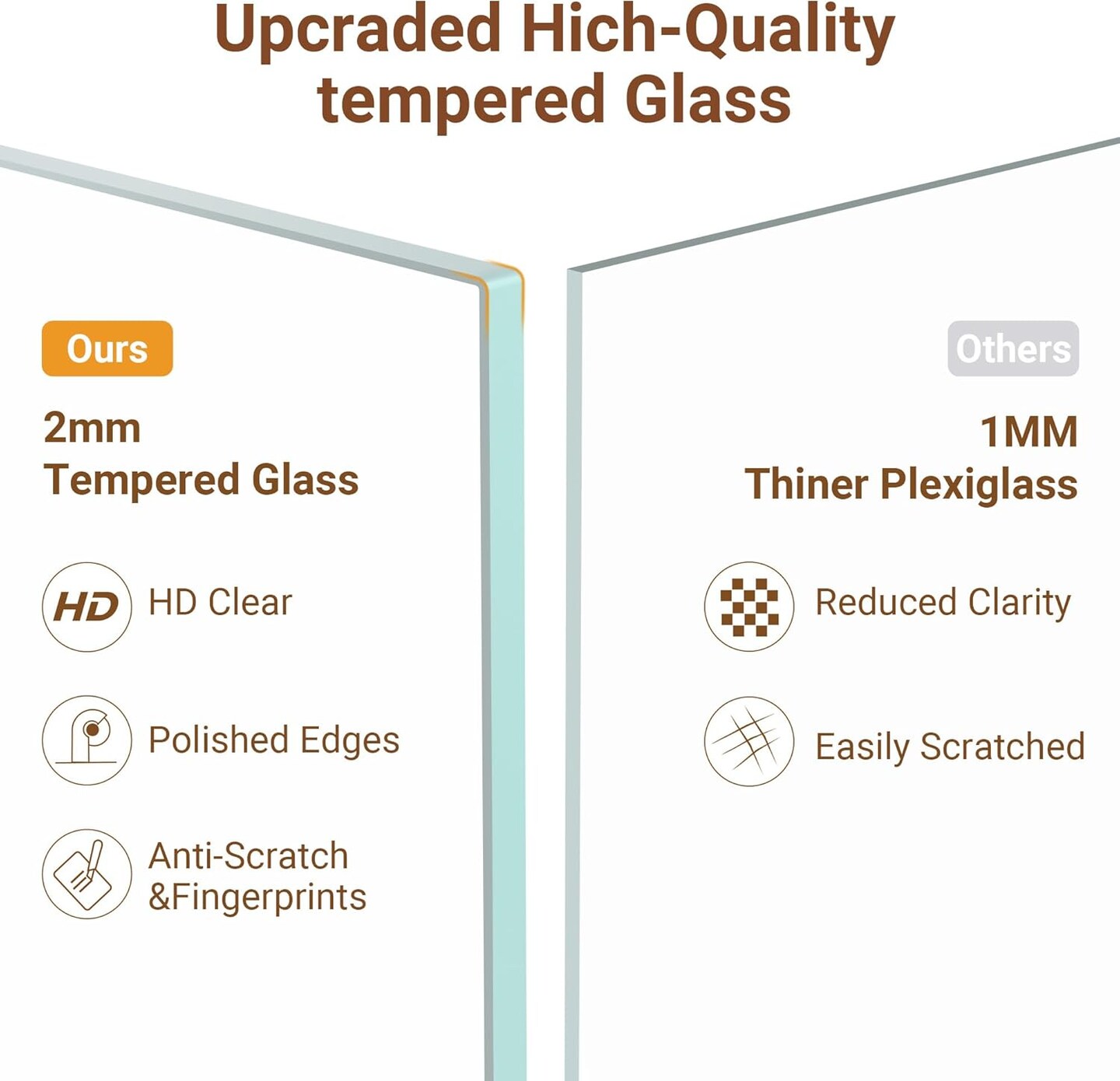 Oak Wood Picture Frame with Mat for 8x10 Set of 3, Natural Solid Wood 11x14 Frame with Tempered Glass for Wall Gallery &#x26; Home (3 Pack, Oak)