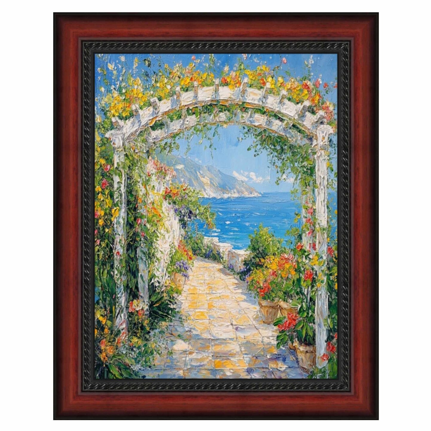 Certificate Mahogany With Rope Picture Frame 20x28 frame