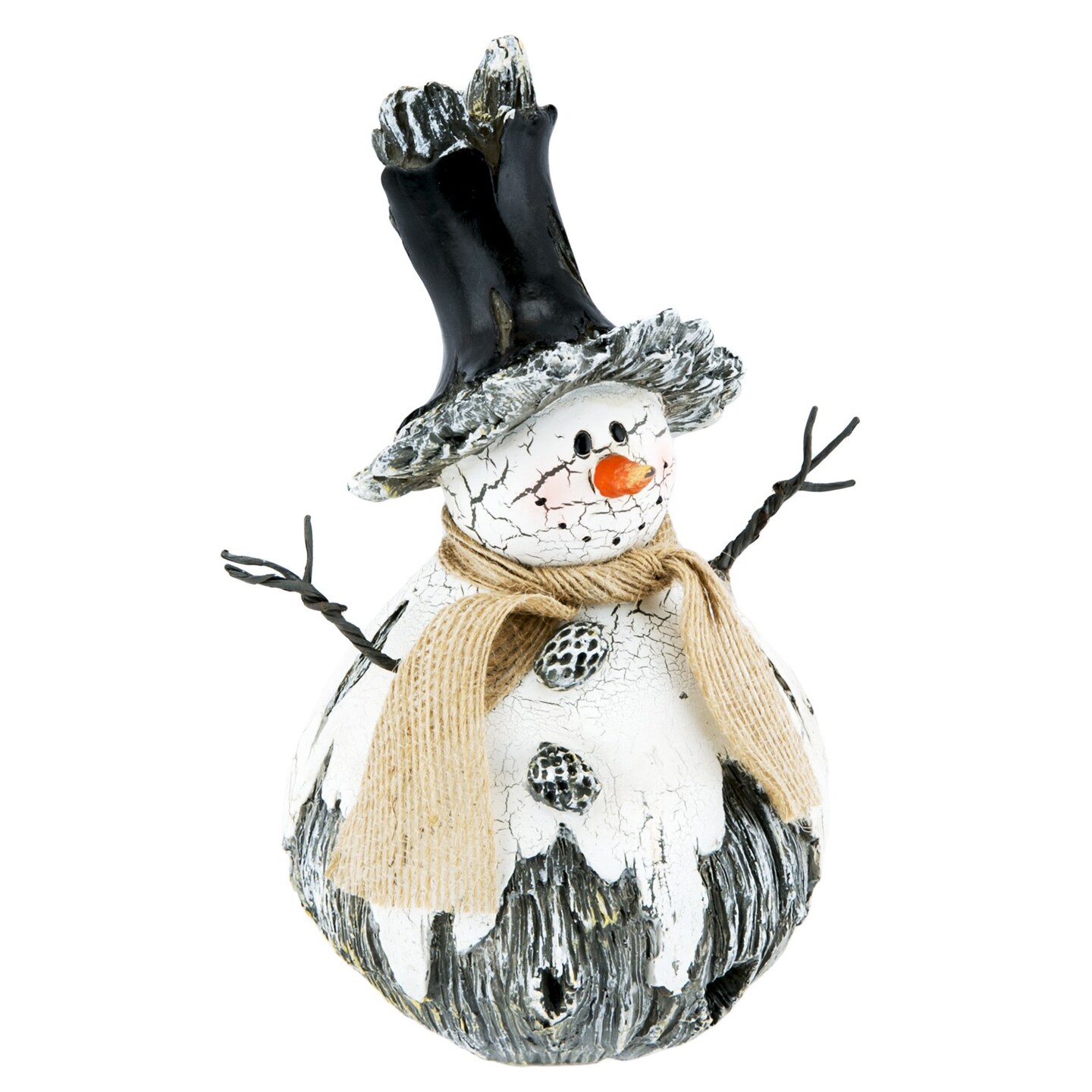 Stout Snowman Figure Coastal Beach House Decor Decoration