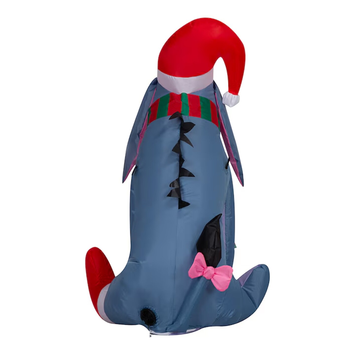 Gemmy 42.13 in Eeyore Santa Hat Inflatable with White LED Lights
