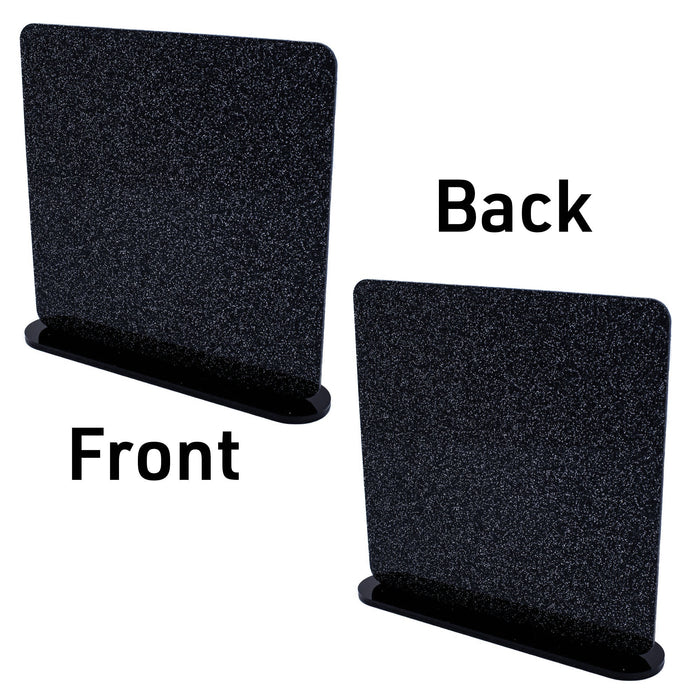 Glitter Acrylic 2.6mm (1/8th Inch), 12x19 inch | CO2 Laser & CO2 Glowforge Ready, Special Pattern Cast Acrylics, Craft Closet Brand