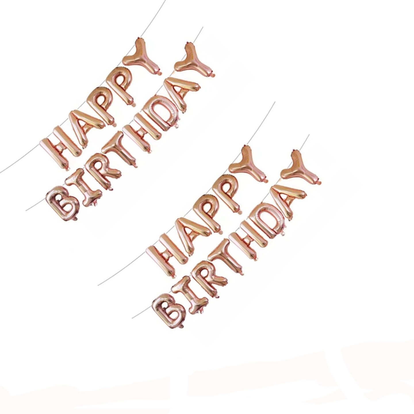 Happy Birthday Self-Inflating Balloon Banner Party Decoration