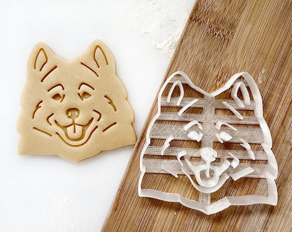 Samoyed Cookie Cutter Pet Portrait Cookie Cutter Fondant and Clay Cookie Stamp MakerPlace by Michaels