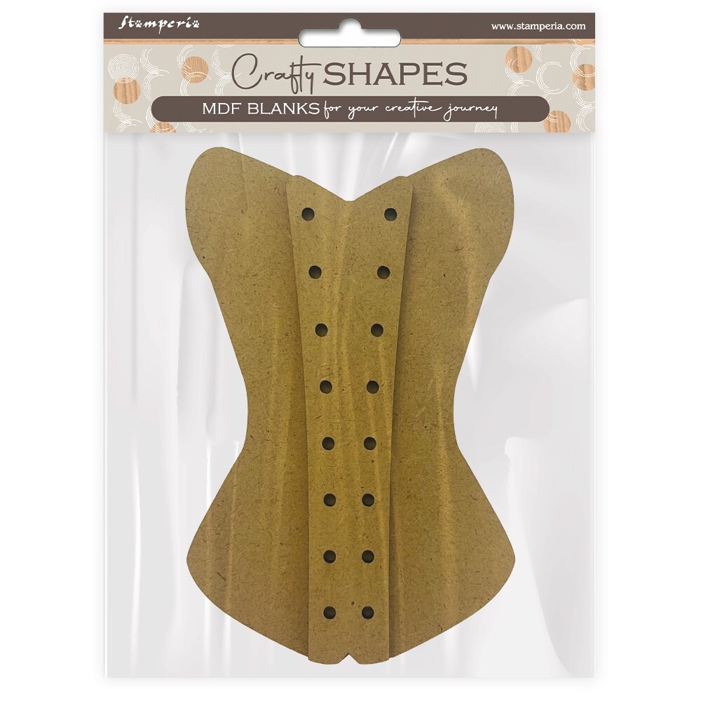 Stamperia Crafty Shapes-Old Lace Corset