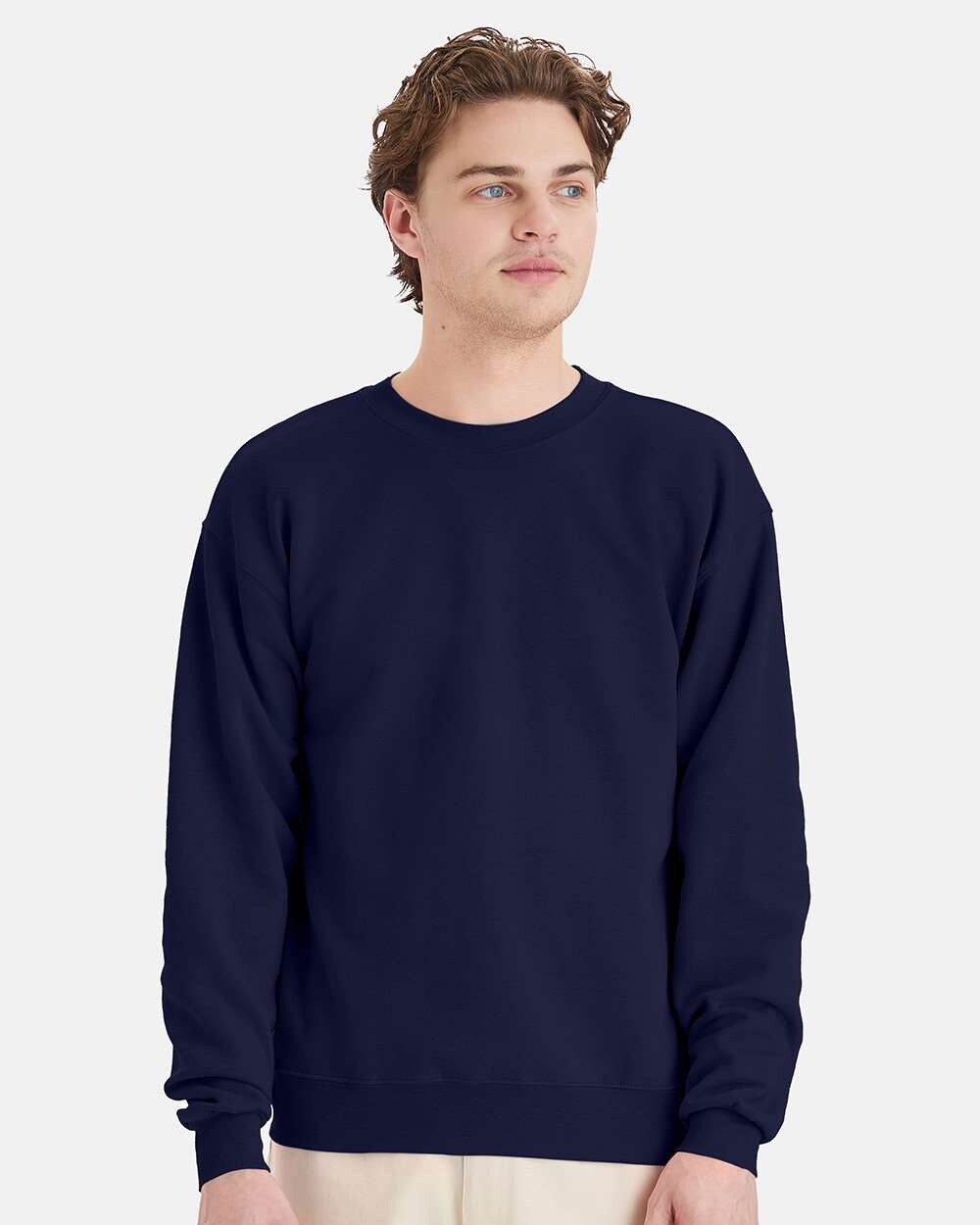 Hanes Ethical OEKO TEX Certified Crewneck Sweatshirt For Daily Use