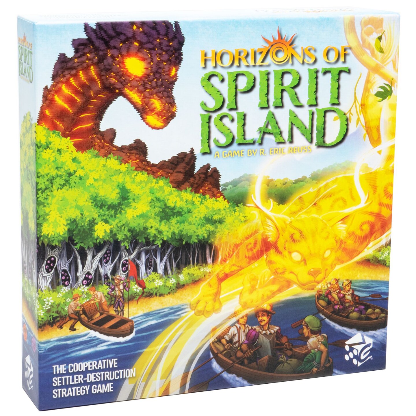 Horizons of Spirit Island - Cooperative Strategy Settler-Destruction Board Game, Greater Than Games, 1-3 Players Age 8+