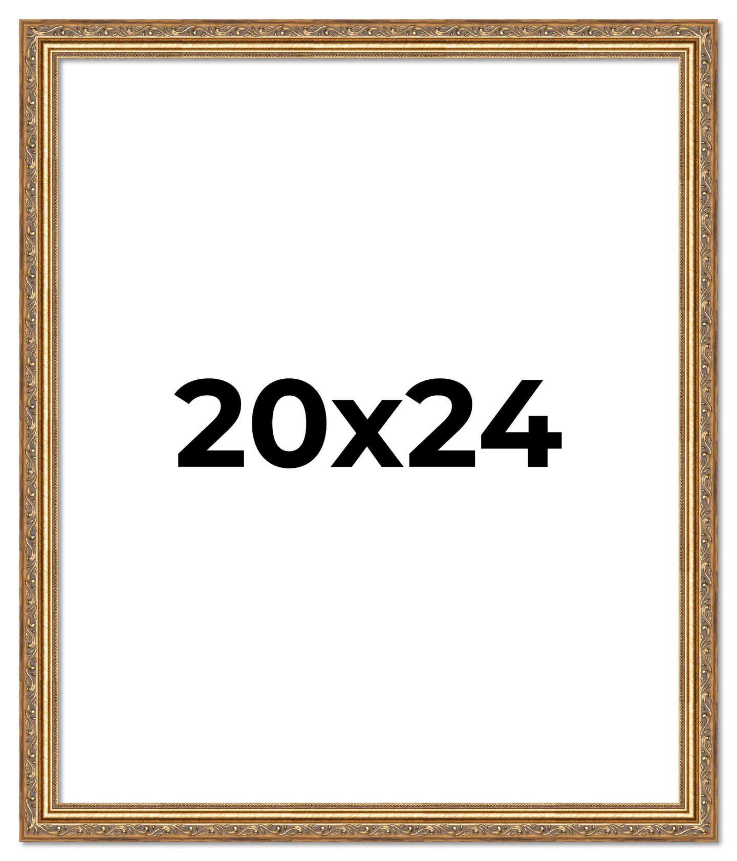 20x24 Museum-Quality Picture Frame with UV-Resistant Acrylic & Acid-Free Backing, Available in 4 Finishes - Gold, Silver, Bronze, and Black