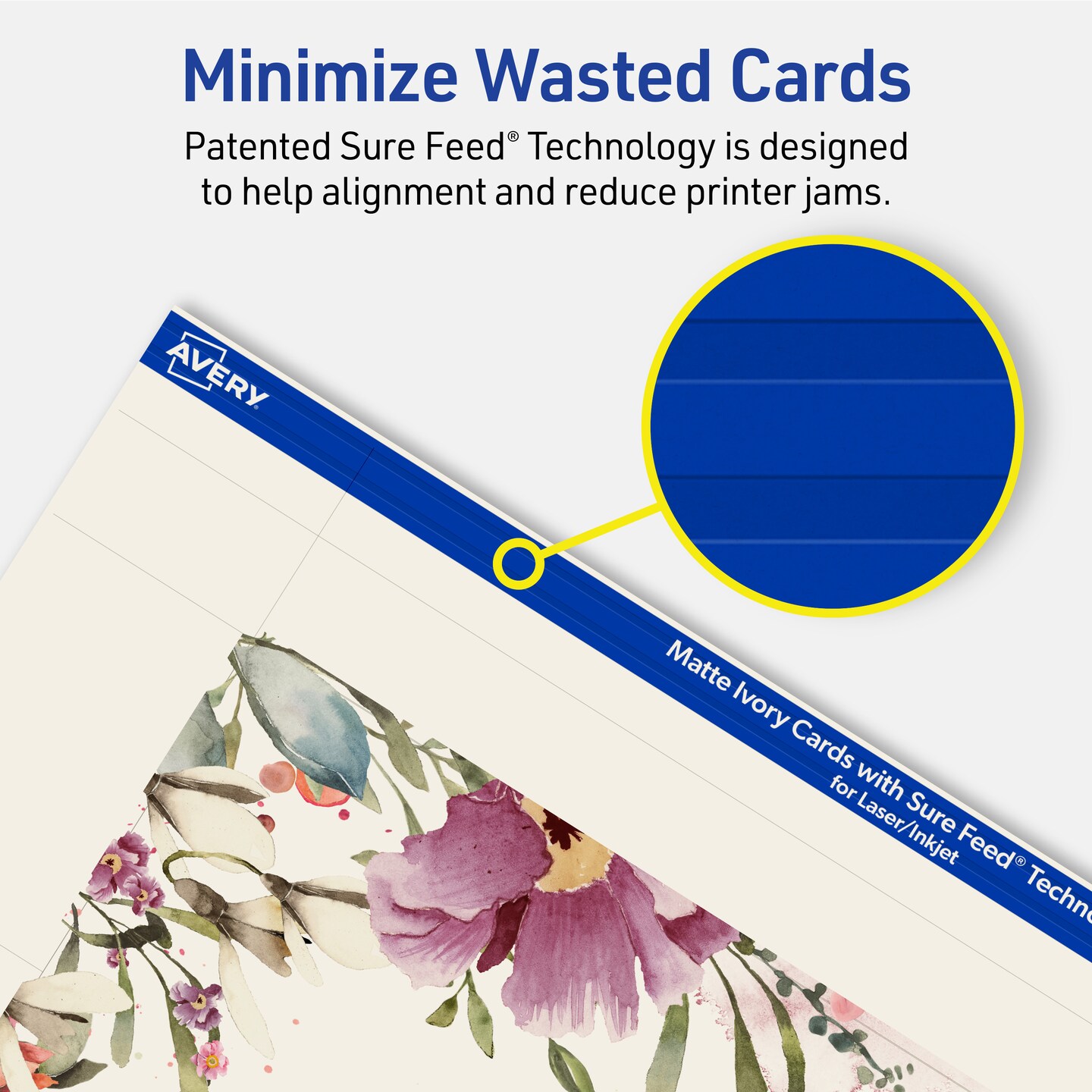 Avery Matte Ivory Postcards, 4&#x22; x 6&#x22; Rectangle