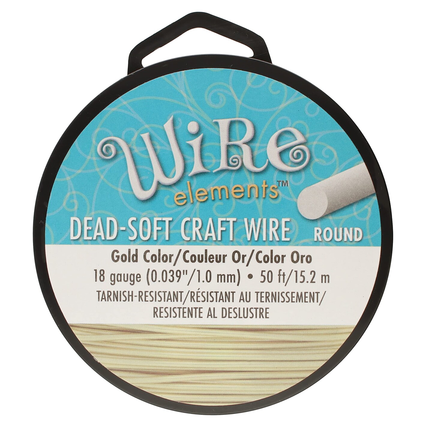 The Beadsmith Wire Elements Craft Wire – Tarnish Resistant, Soft Temper, Round
