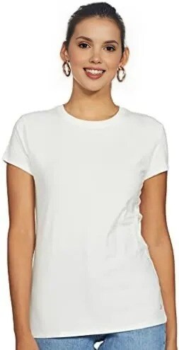 Sofra Ladies Classic Fit Perfect Crewneck Short Sleeve T-Shirt Pack Of 6