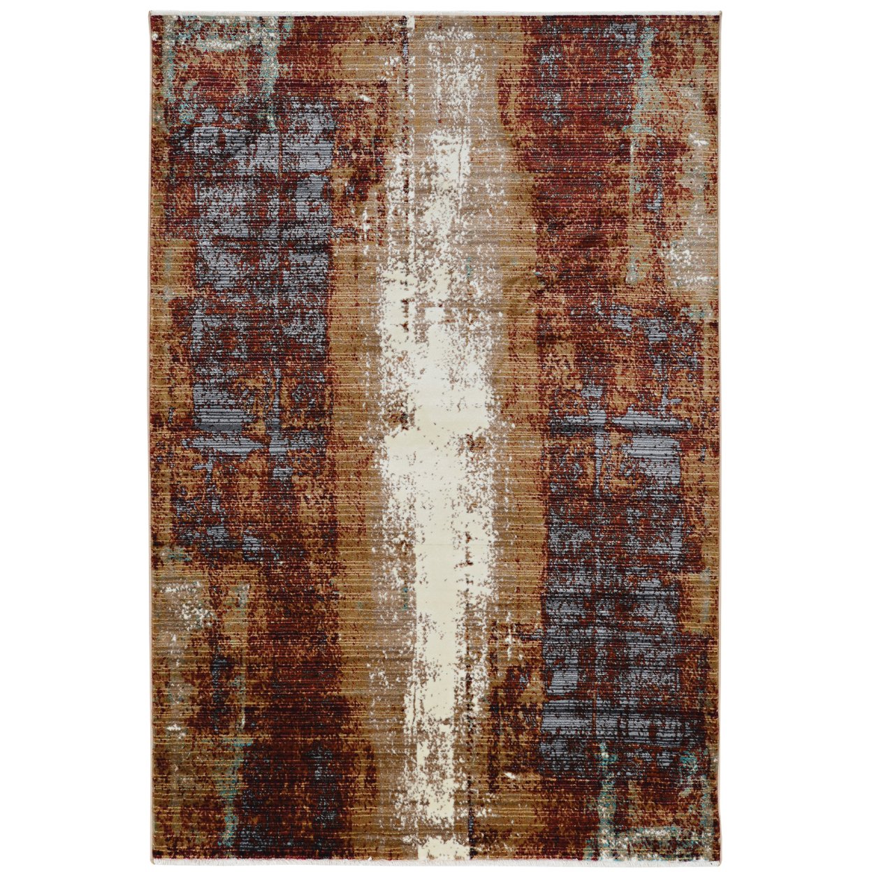 Illusions Canyon Beige Area Rug 5X8 Transitional Design Polypropylene