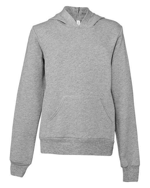 Bella + Canvas® Youth Sponge Fleece Pullover Long Sleeve Hooded Sweatshirt