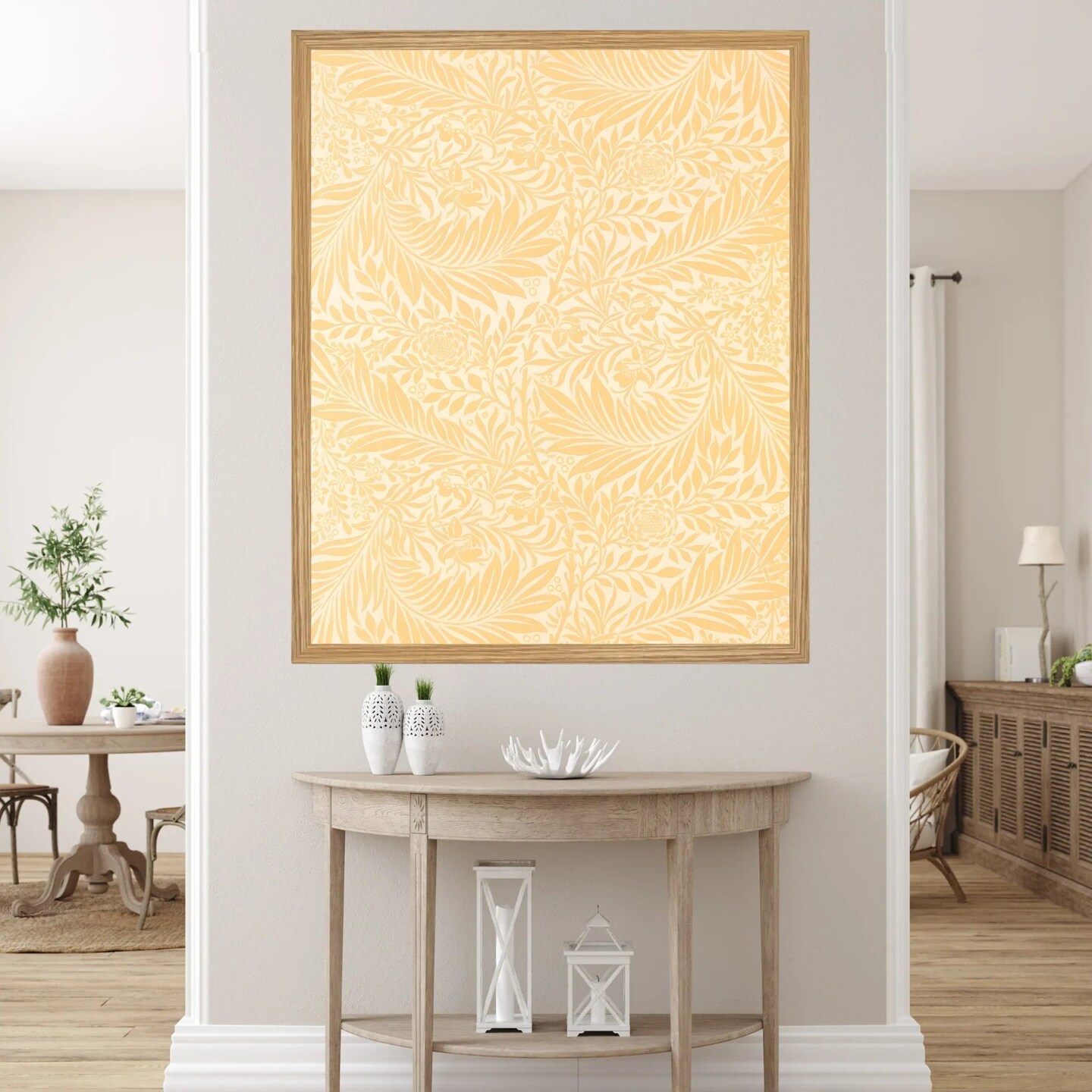 Large Framed Corporate Office Decor Wall Art Canvas 40x60 Inch - William Morris