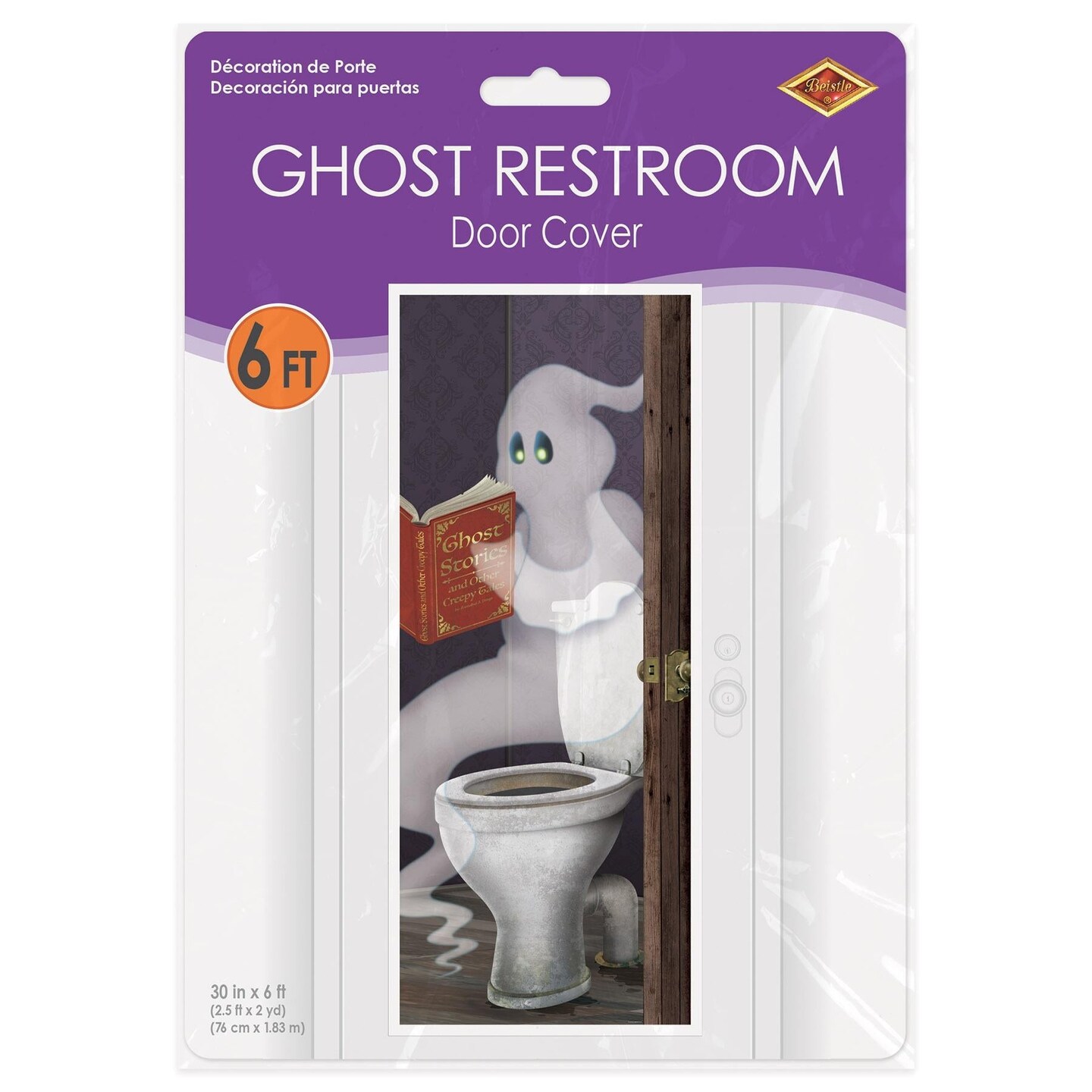 12 Pack Beistle Halloween Ghost Restroom Door Cover