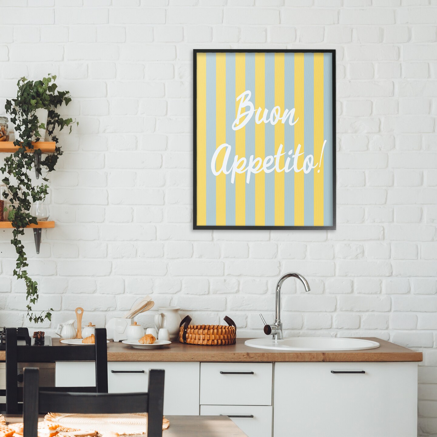 Stupell Industries Buon Appetito Italian Kitchen Framed Giclee, design by SUNDANCE GROUP, LLC