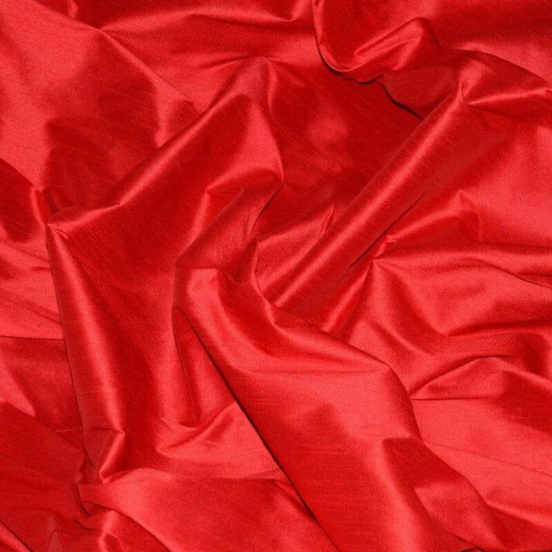 Polyester Silk Fabric Faux Silk Dupioni Fabric