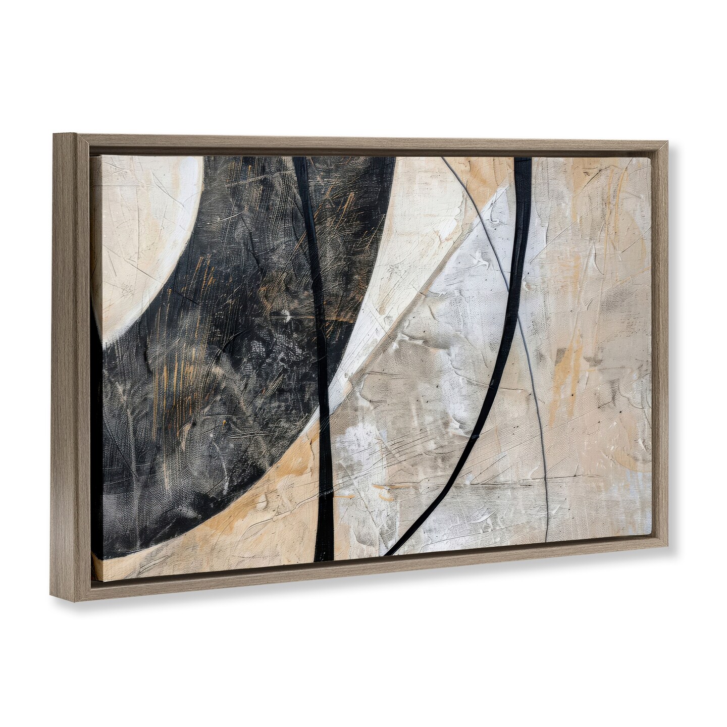 Stupell Industries Arched Urban Abstract Floating Frame Design by LSR Creative Studio