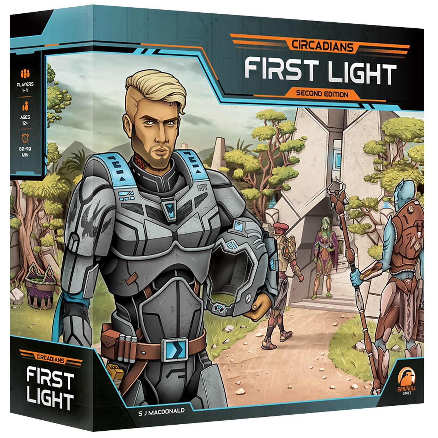Circadians: First Light Second Edition - Strategy Boardgame, Ages 14+, 1-4 Players, 60-90 Min