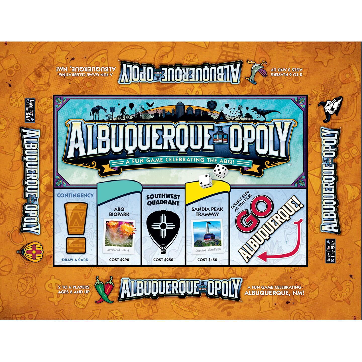 Late for the Sky: Albuquerque-Opoly Monopoly Board Game