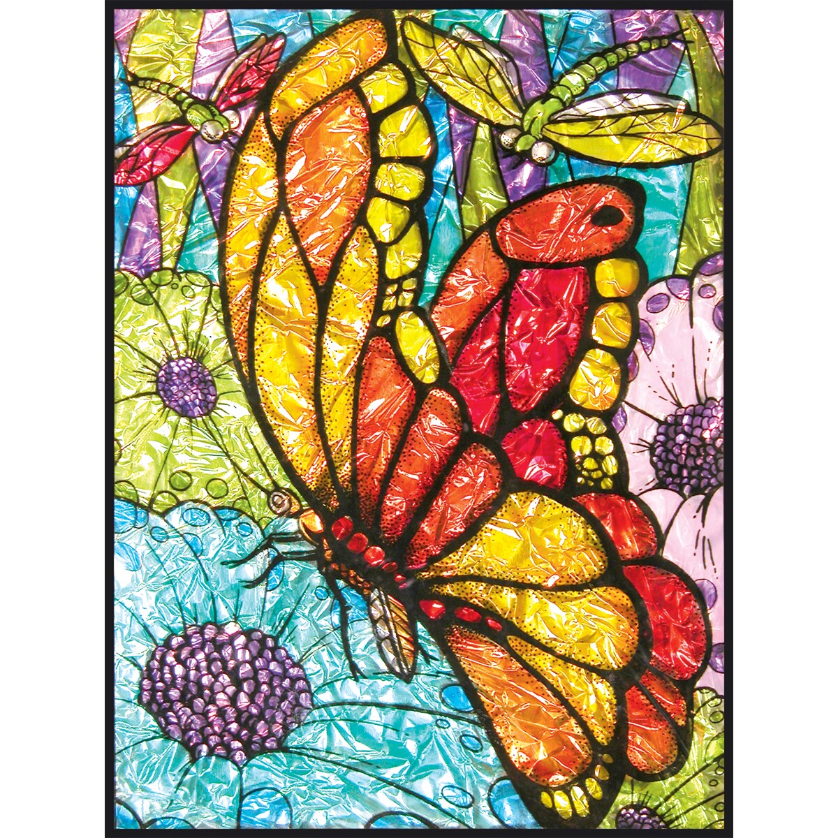 Royal & Langnickel(R) Foil Paint By Number Kit 8"X10"-Butterflies