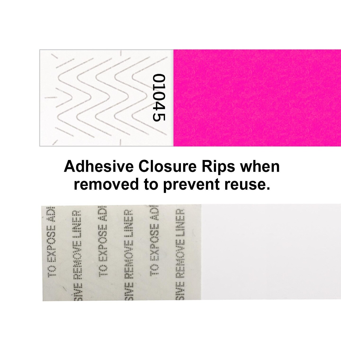 600 Pack Beistle Solid Color Neon Pink Party Wristbands