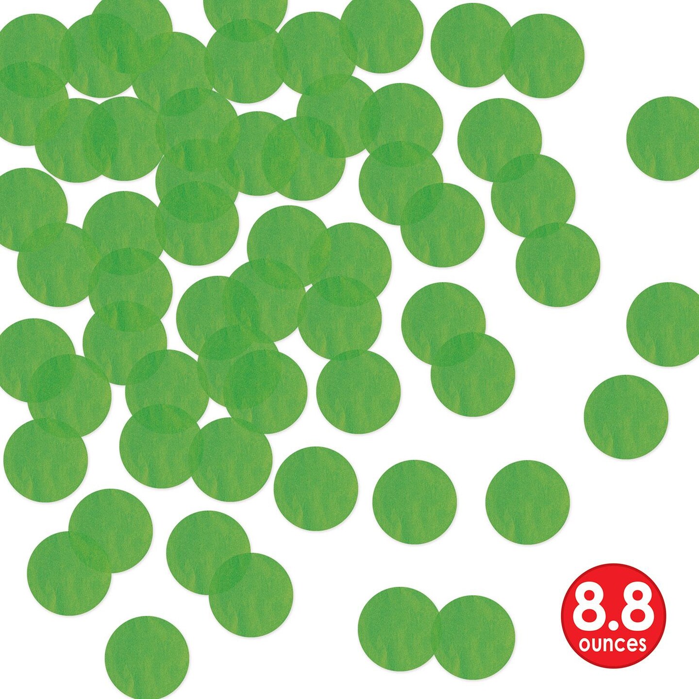 12 Pack Beistle Tissue Party Confetti - Green (8.8 Oz per Pack)