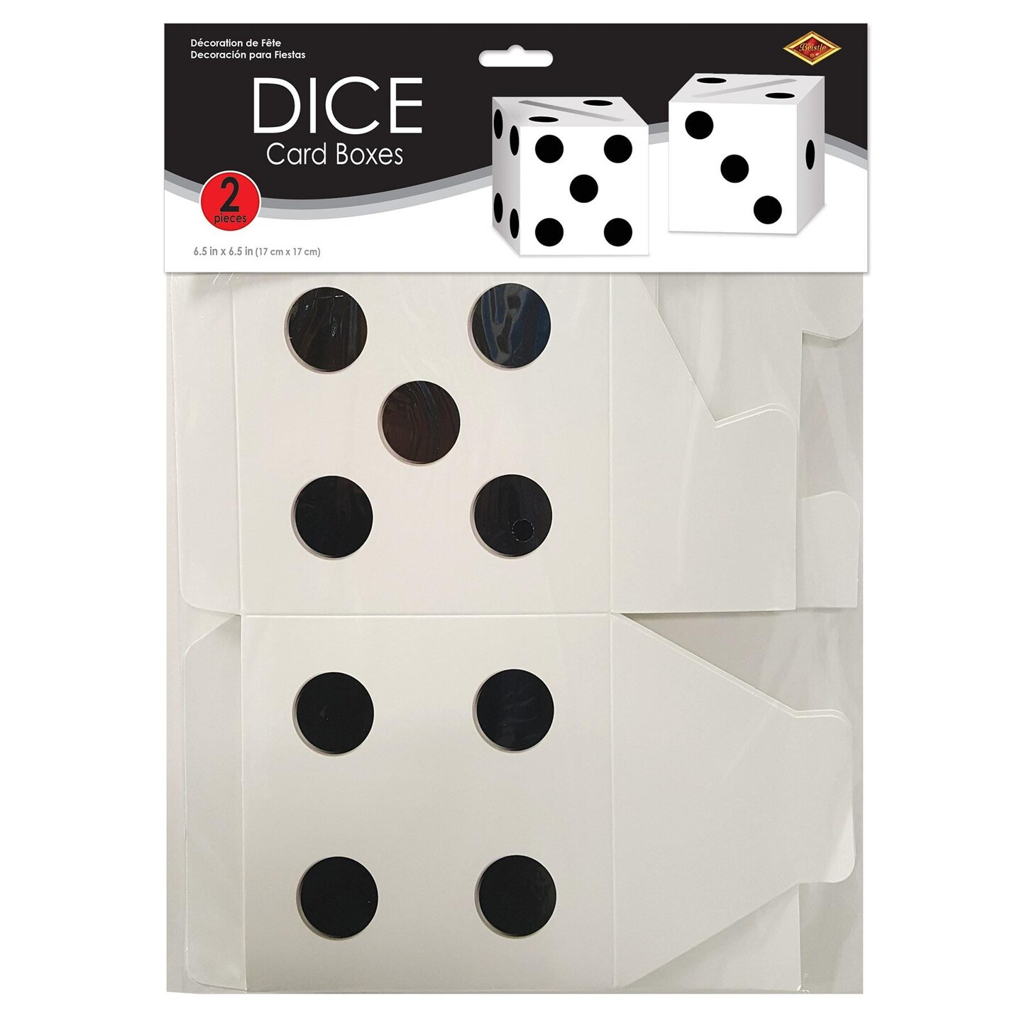 24 Pack Beistle Dice Card Party Boxes
