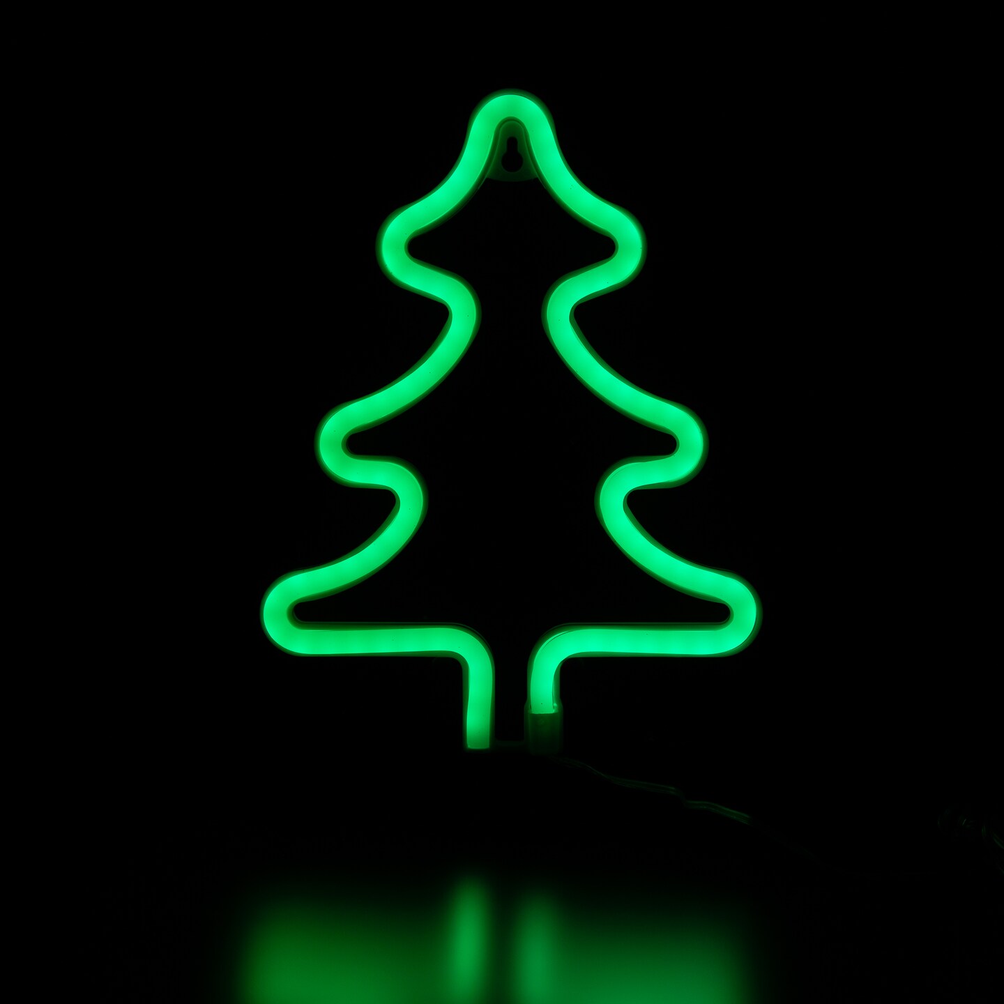 Northlight LED Christmas Tree NEON Lighted Wall Decoration - 9.5&#x22; - Green