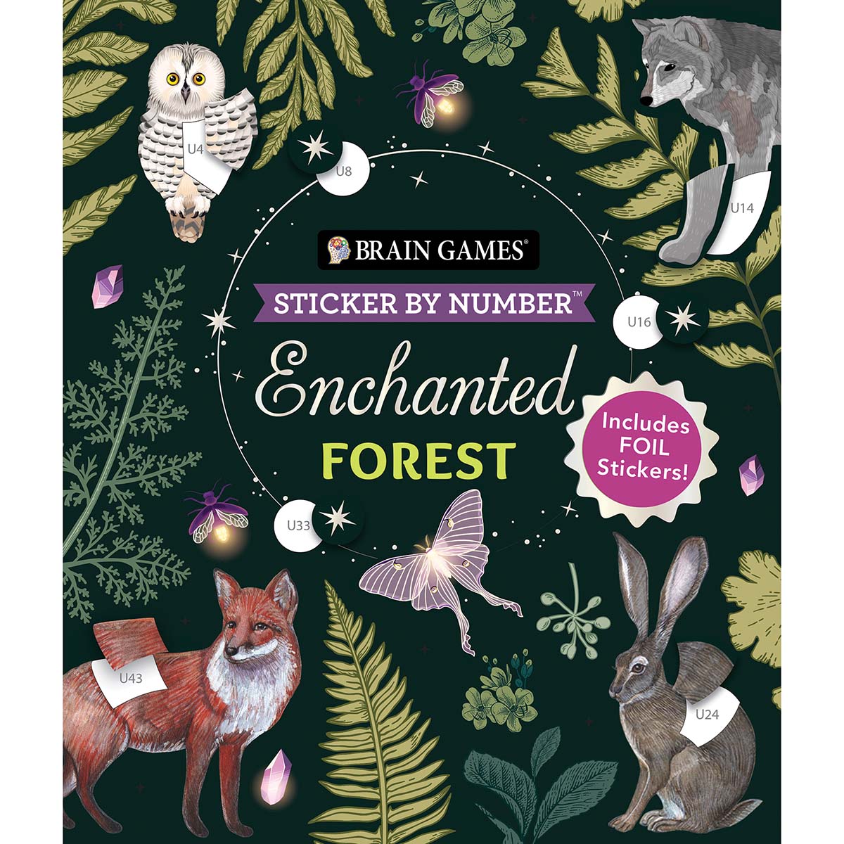 Brain Games Enchanted Forest Sticker by Number