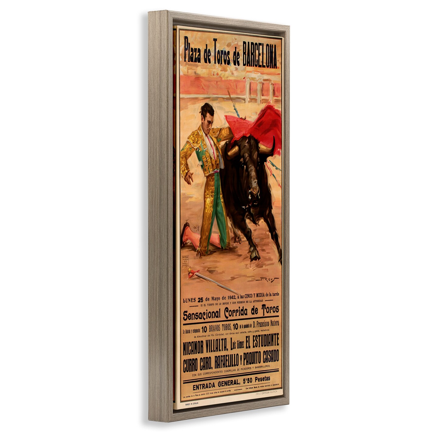 Stupell Industries Classic Rodeo Poster Floating Frame By Marcus Jules