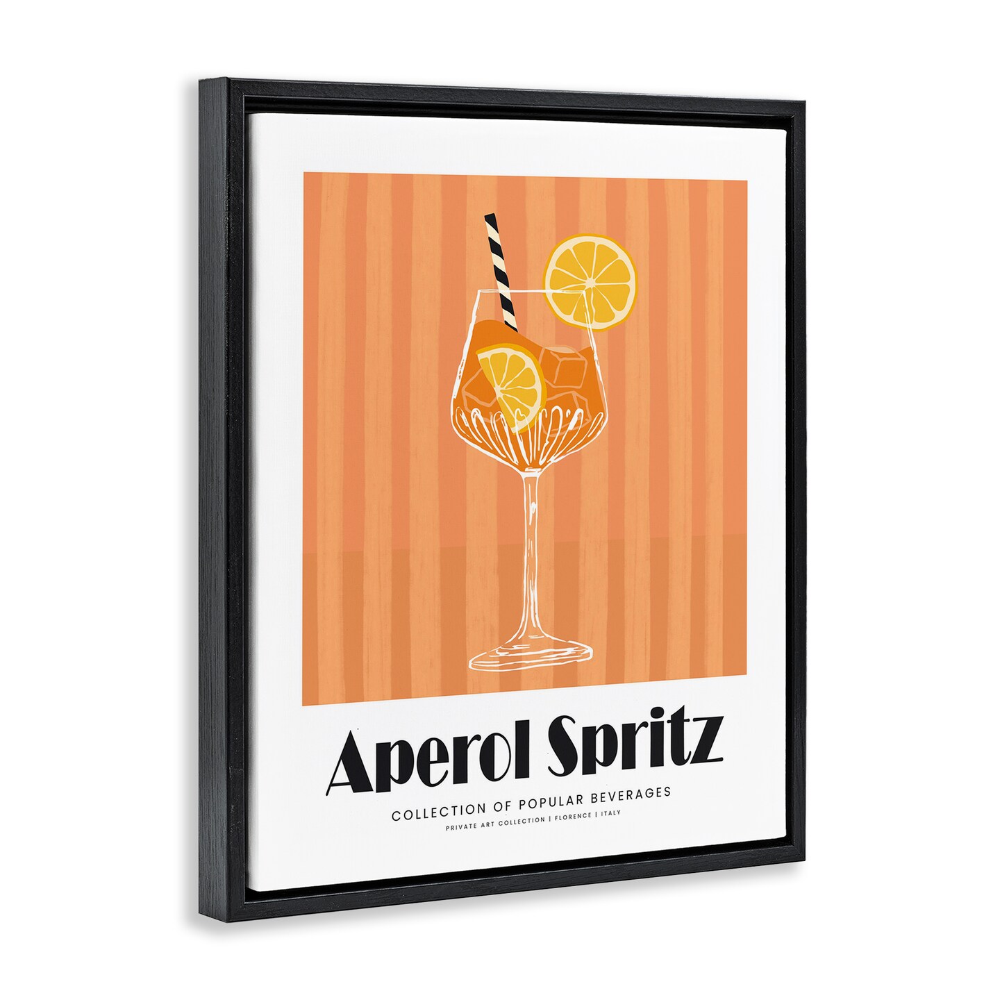 Stupell Industries Classic Aperol Spritz Floating Frame By Lettered and Lined