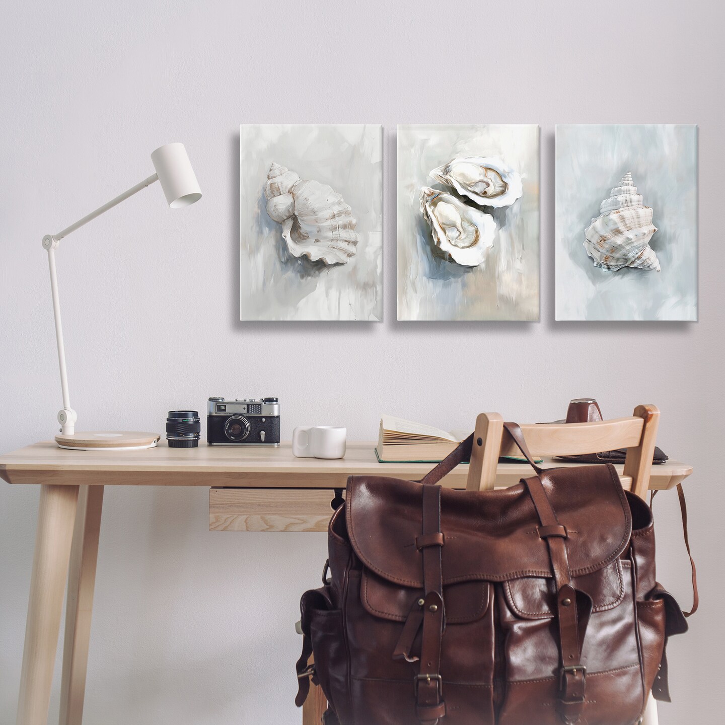 Stupell Industries Various Seashell Mirages 3pc Canvas Set By Ramona Murdock