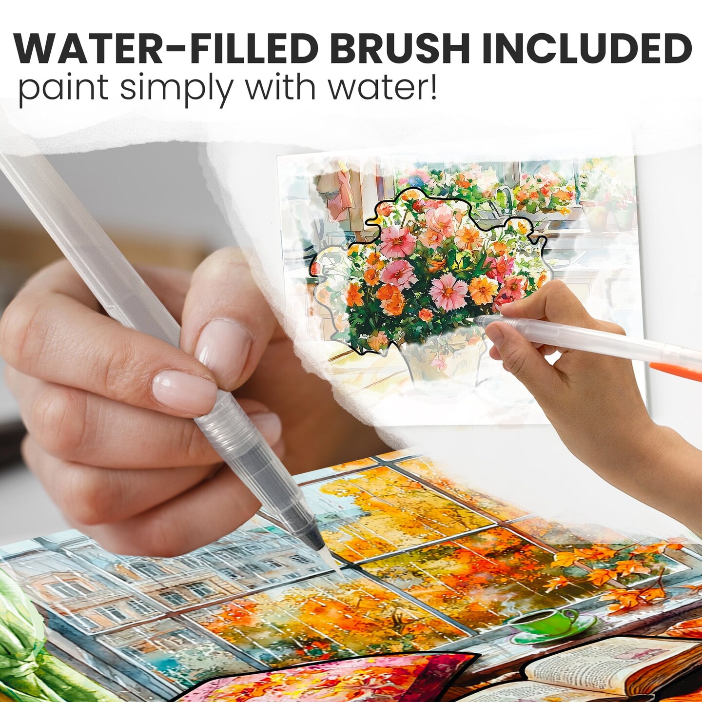 Water Painting Dementia Activities for Seniors | Cozy Home
