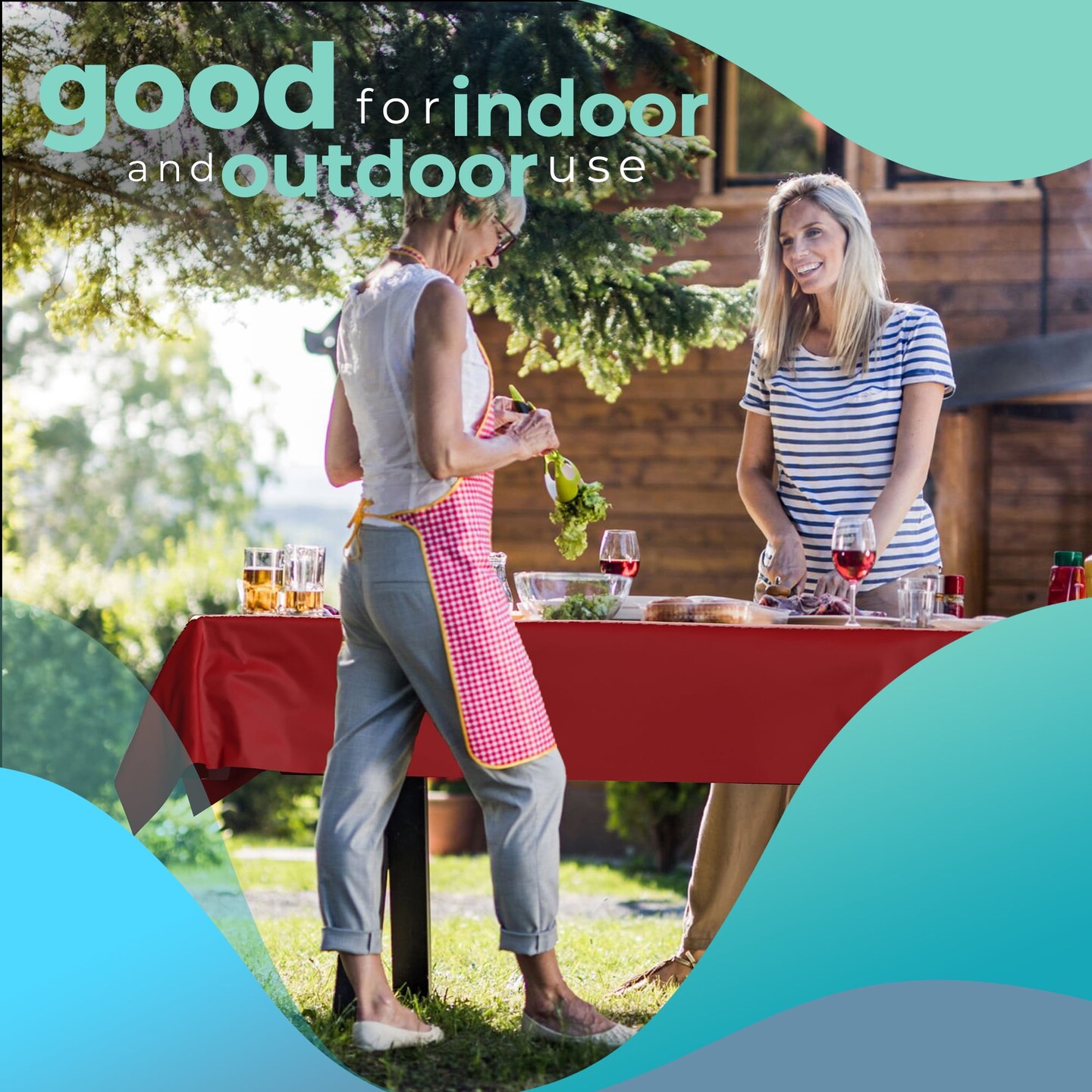 Exquisite Plastic Table Cover Roll – 40" x 100' Disposable Tablecloth Roll – Premium Thick 0.5 MIL Plastic Banquet Roll – Party Table Cover Roll for Events & Catering