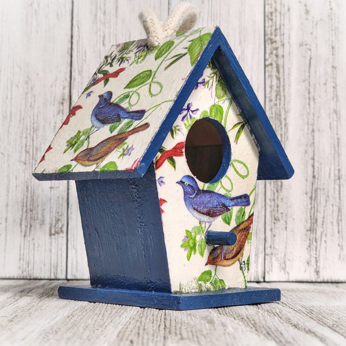 BIRDHOUSE, Rustic Birdhouse, Wooden Birdhouse, Handmade Birdhouse, Bird House Functional For Birds, Hand Painted sold Outdoor Birdhouse