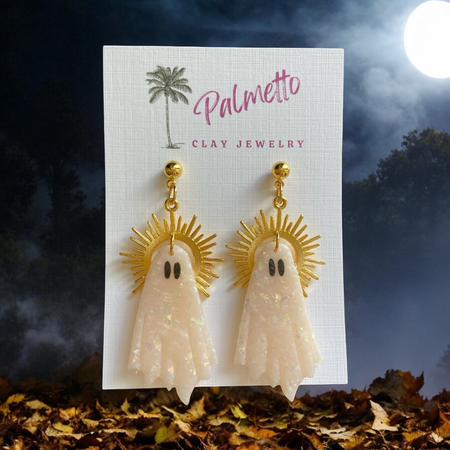 Halloween Ghost Polymer Clay Earrings MakerPlace by Michaels