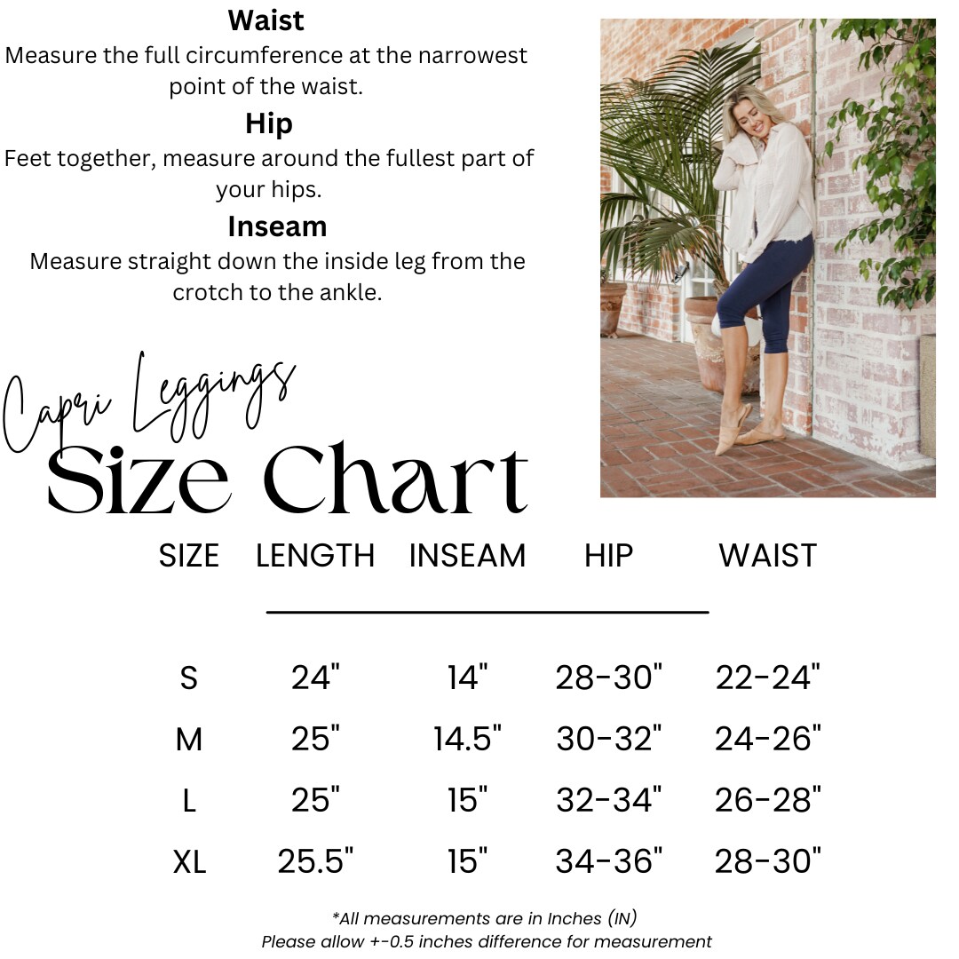 Womens Cotton Capri Leggings - image9