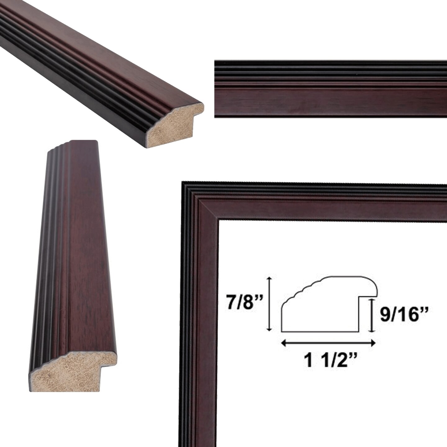 Certificate Glossy Cherry Wood Picture Frame 20x28 frame