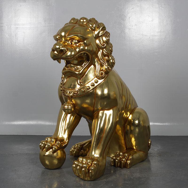 Foo Dog Male Chinese Lion Statue
