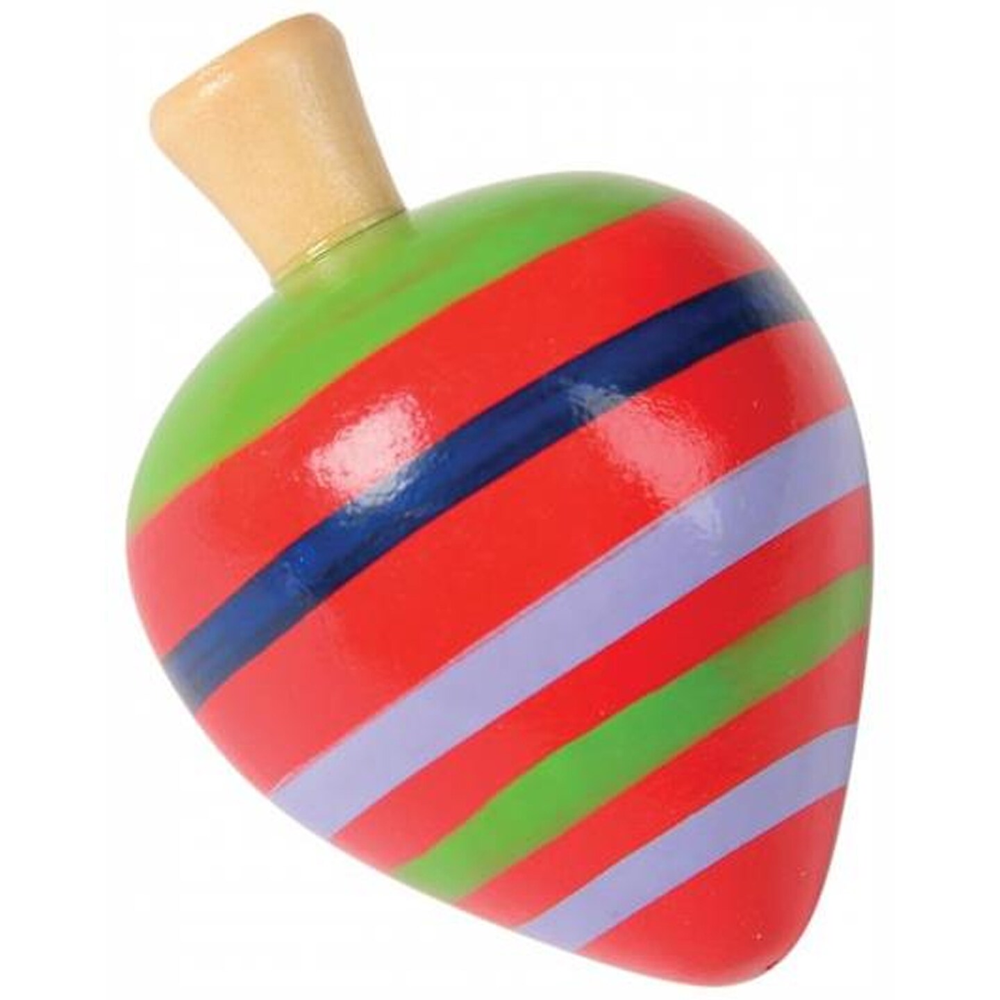 Painted Wood Spin Top S 6 PC include 6 units