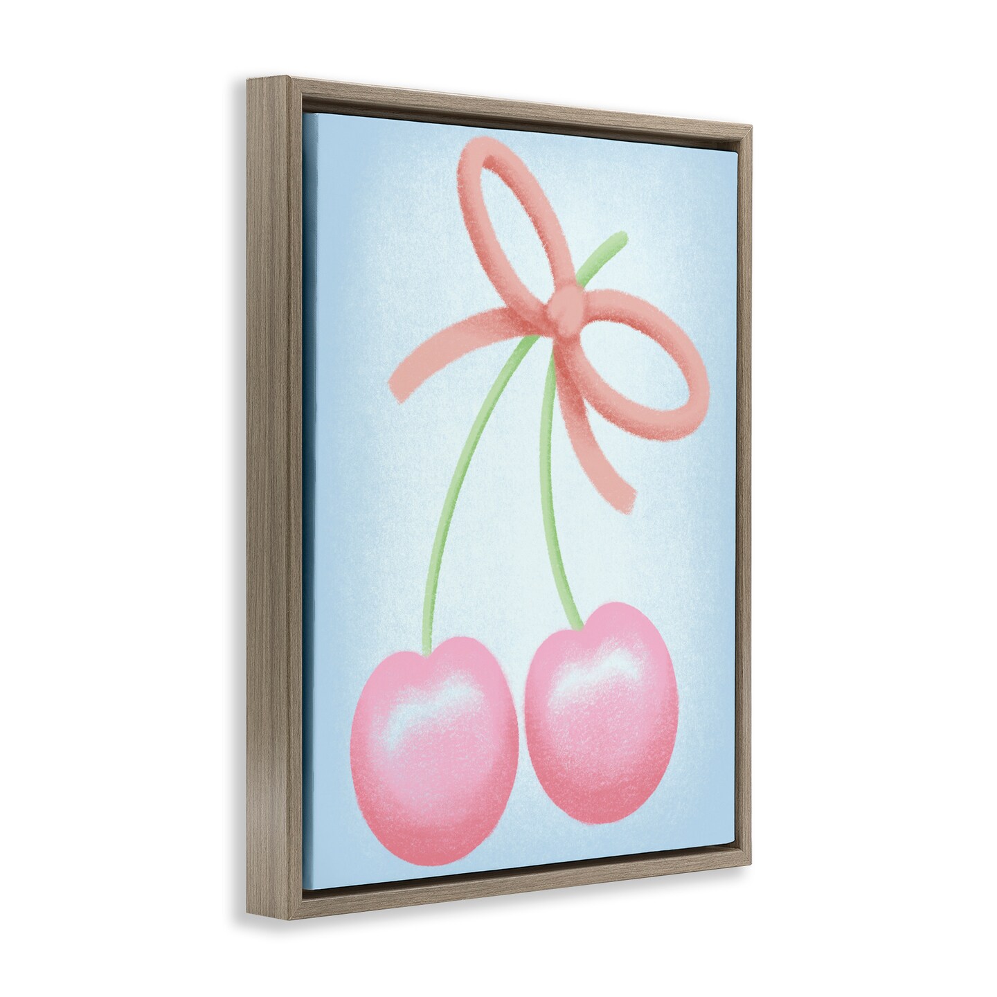 Stupell Industries Cherries And Round Bow Floating Frame, design by Marcus Prime