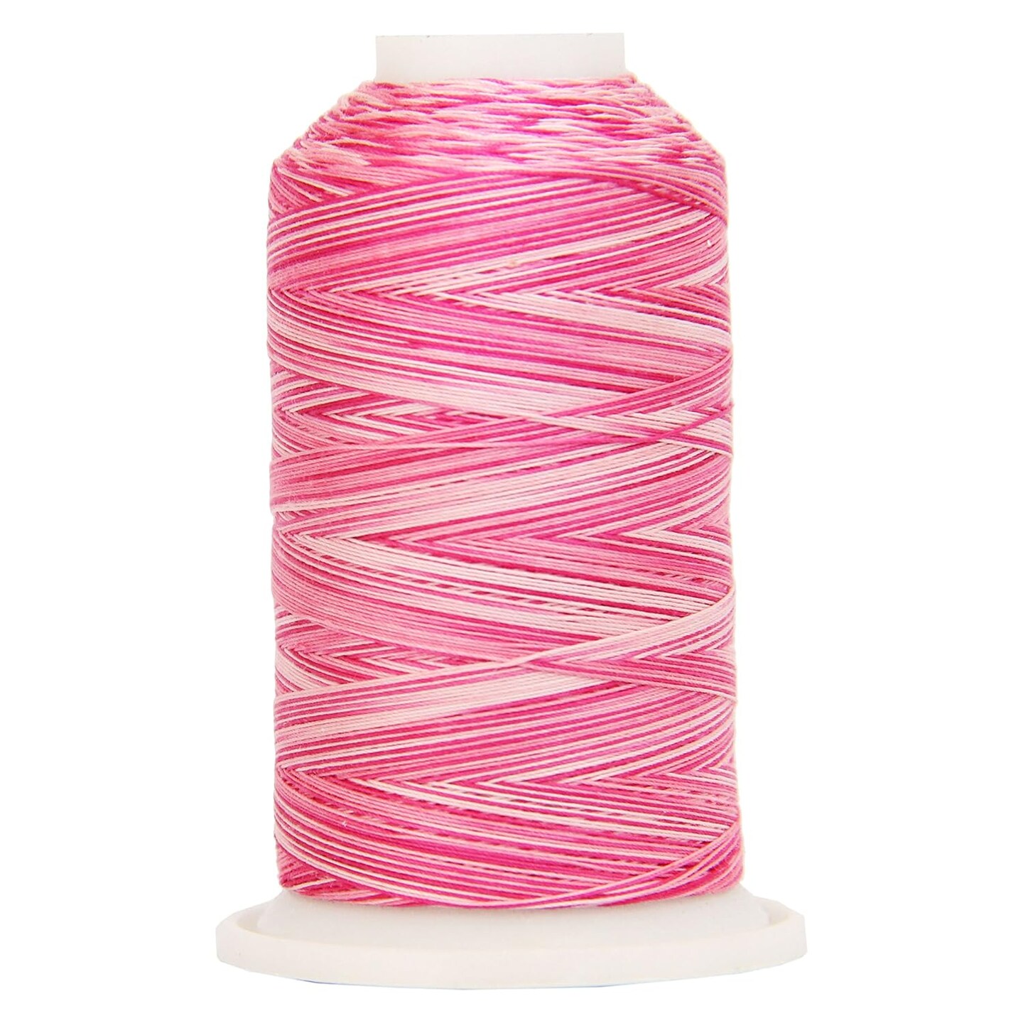 Threadart Multicolor 100% Cotton Thread | Variegated Colors for Quilting, Sewing, and Embroidery | 40/3wt - 600M (660 Yards) Cones | Long Staple Low Lint | 22 Colors