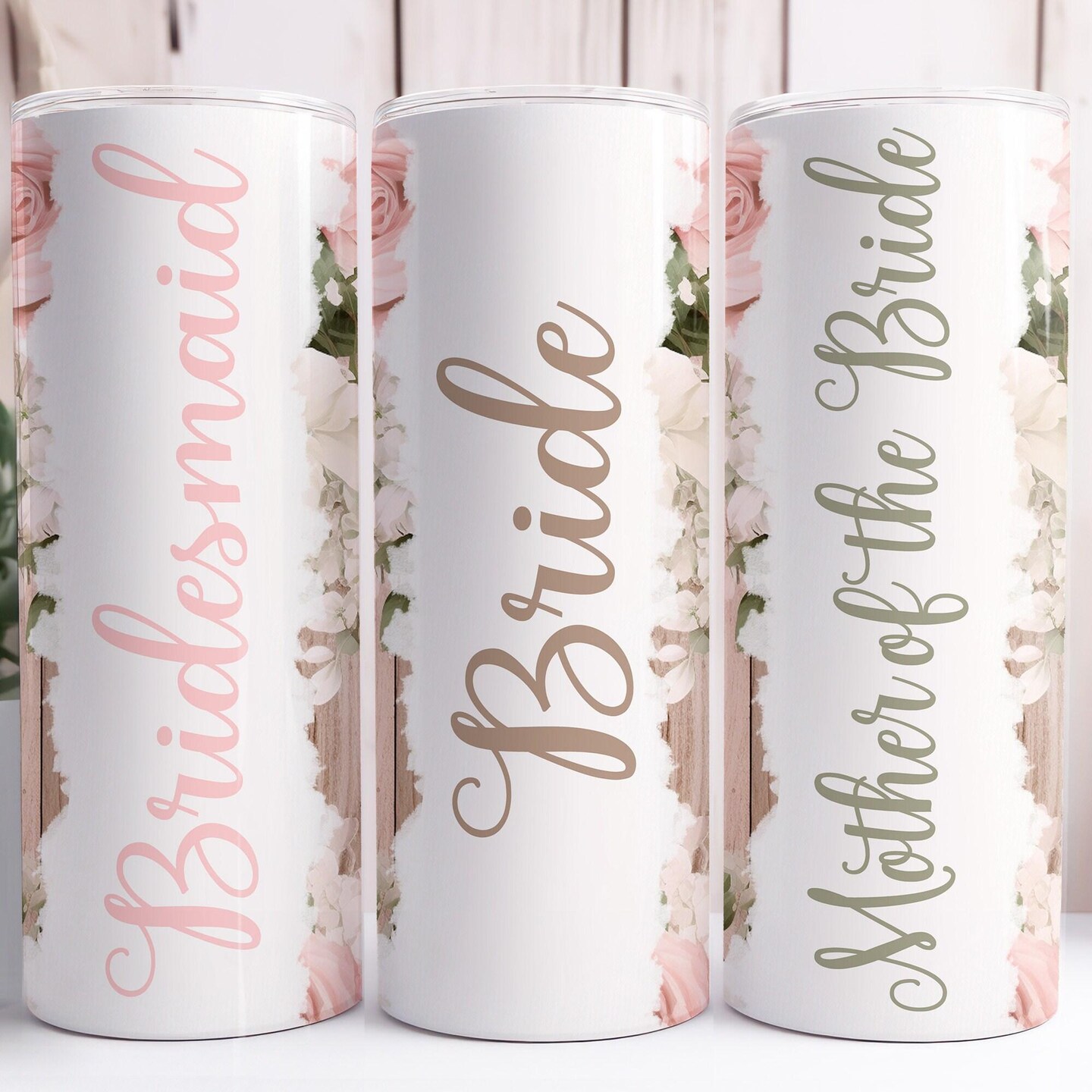 Personalized Bridal Party Tumbler Gift, Bridesmaid Tumbler with Straw,  Bride Tumbler, Custom Name Tumbler, Bridesmaid Cups, Bride Gift Ideas |  MakerPlace by Michaels