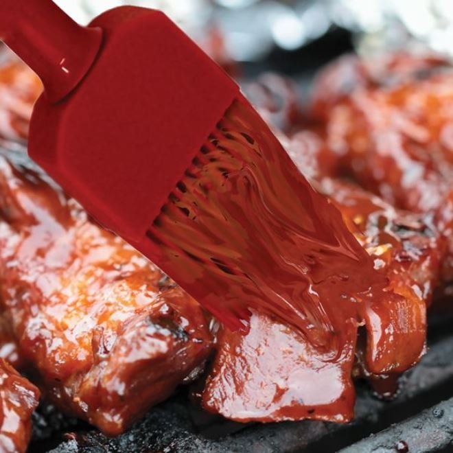 Norpro Large Capacity Silicone BBQ Basting Brush and Squeeze Bottle
