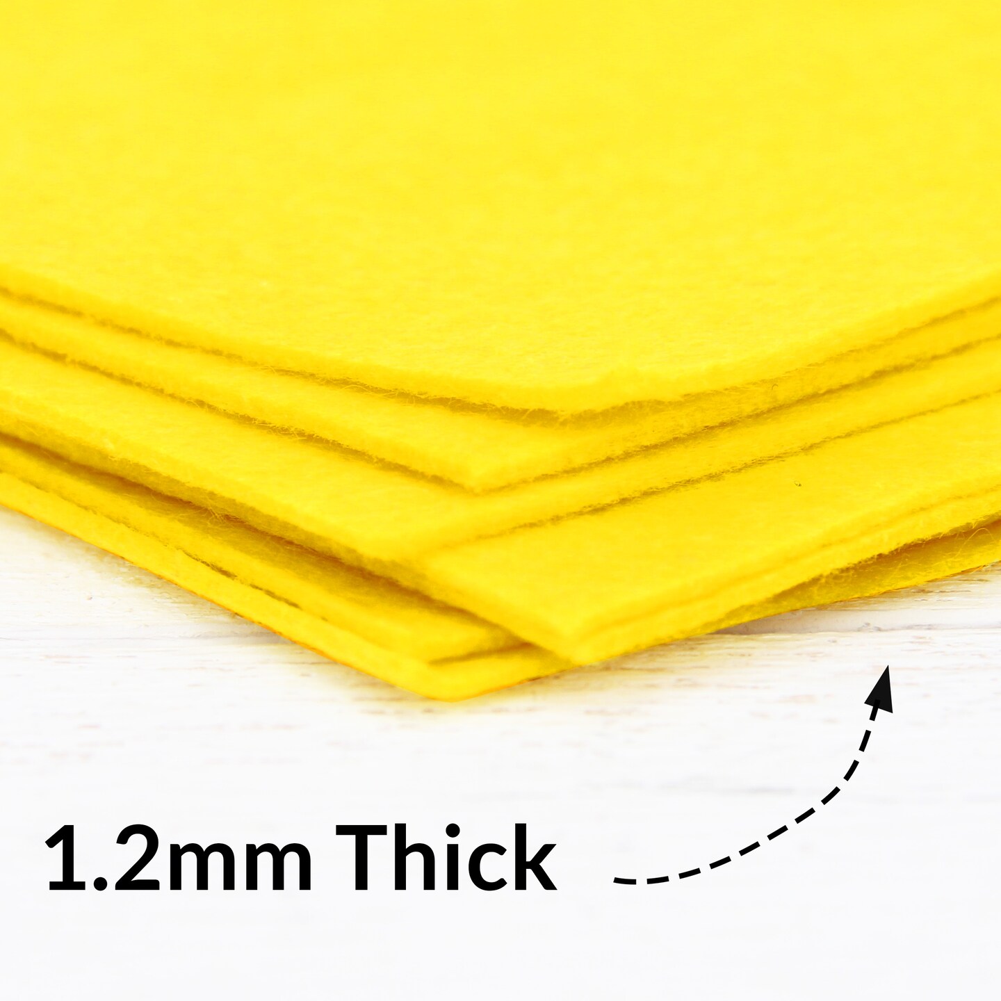Threadart Premium Felt Sheets - 10 Pack & 50 Pack - 12" x 12" | Soft Wool-Like Feel | 1.2mm Thick for DIY Crafts, Sewing, Crafting Projects | Compatible with Cricut Maker