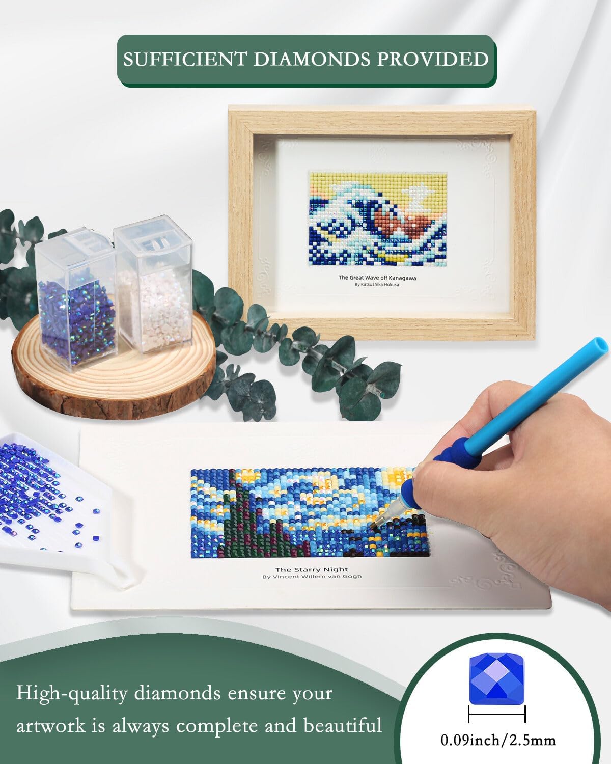 12pcs Small Diamond Painting Kits Small Diamond Art Kits, Quick &#x26; Classic Mini Diamond Painting Kits for Beginners 1-Hour Painting