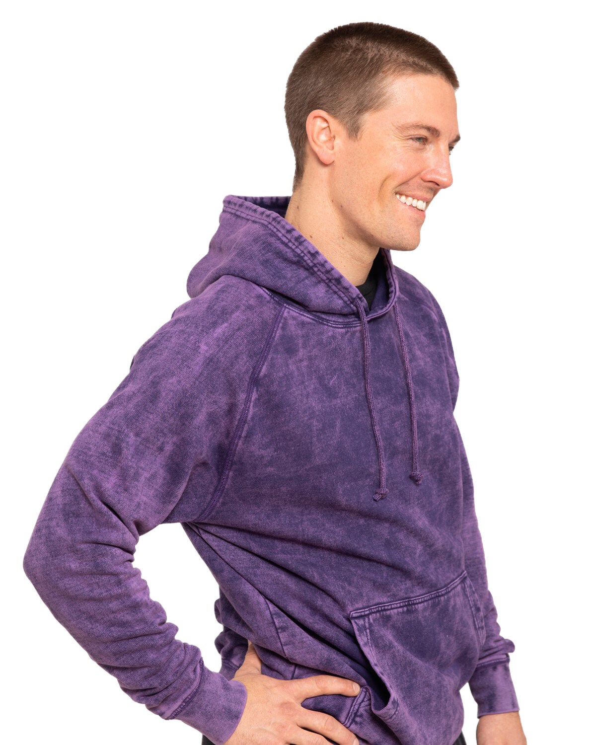 Lane Seven&#xAE; Unisex Vintage Raglan Hooded Sweatshirt=84013